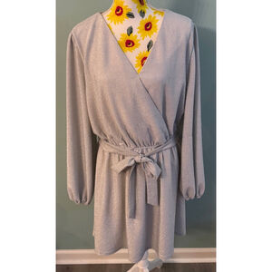 ChicSoul Women's Dress 2X Silver